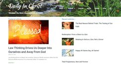 Desktop Screenshot of dailyinchrist.org