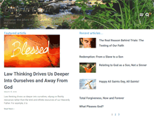 Tablet Screenshot of dailyinchrist.org